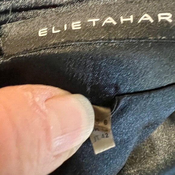 Elie Tahari Long Black Skirt - Picture 6 of 8